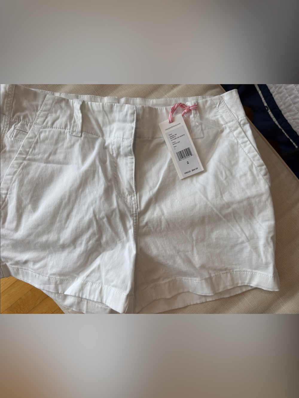 Vineyard Vines White High-Rise Women's Shorts